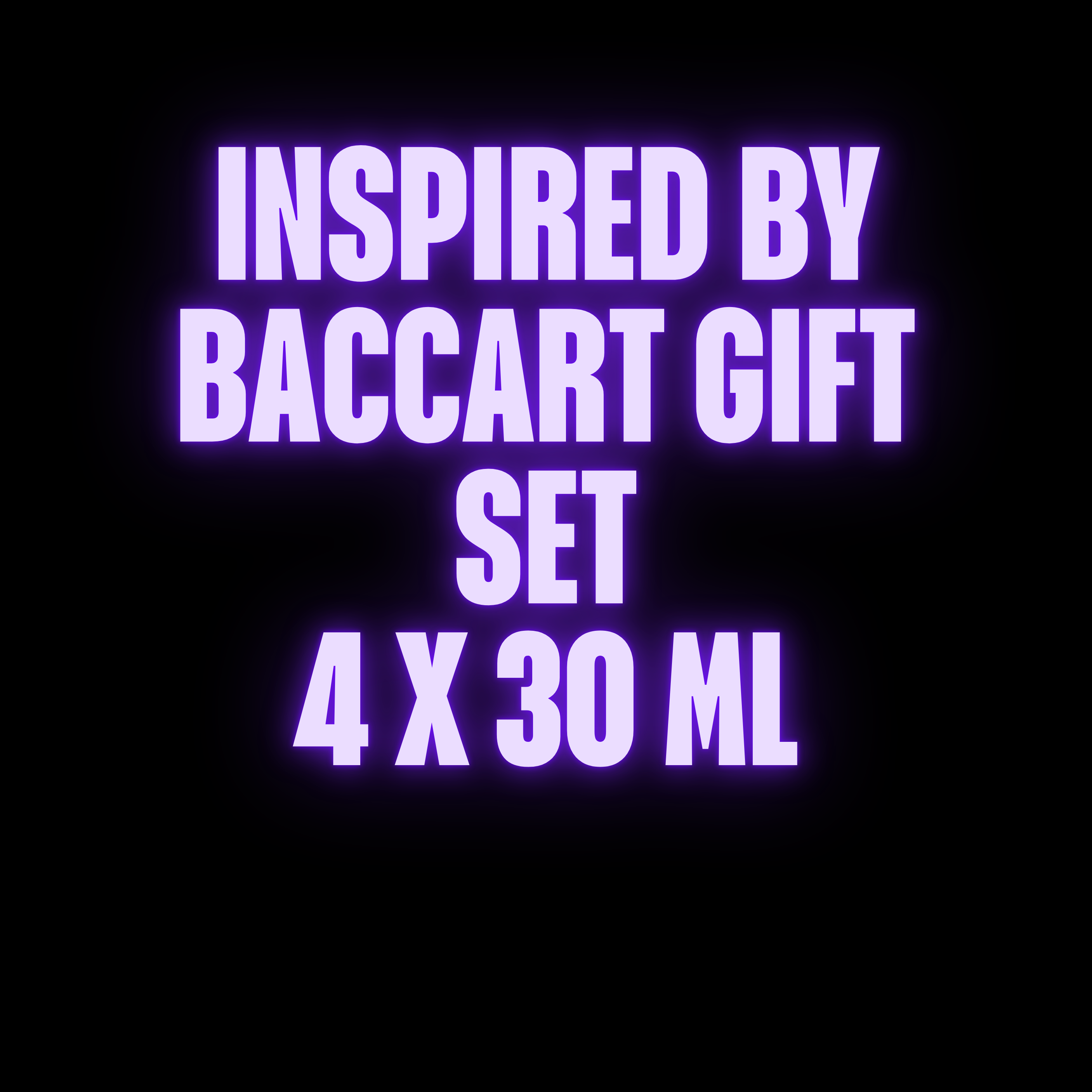 Inspired By "Baccarat Gift Set"